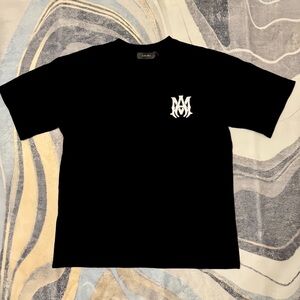 Amiri MA Logo Black Tee Mens